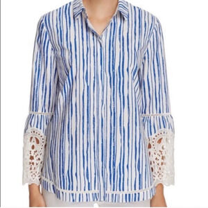 Koby Halperin Ginnie Sleeves Blouse Size Small